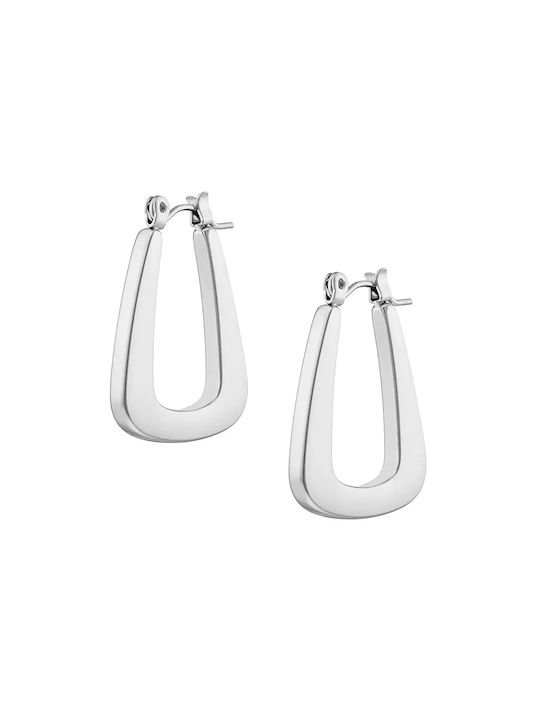 Oxzen Earrings Hoops made of Steel