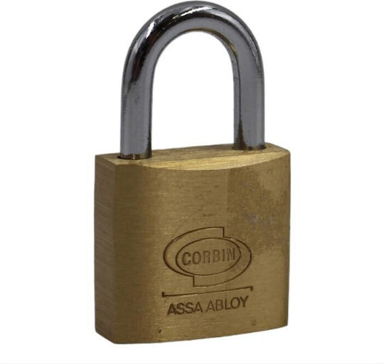 Assa Abloy Vorhängeschloss Messing mit Schlüssel 20mm 1Stück