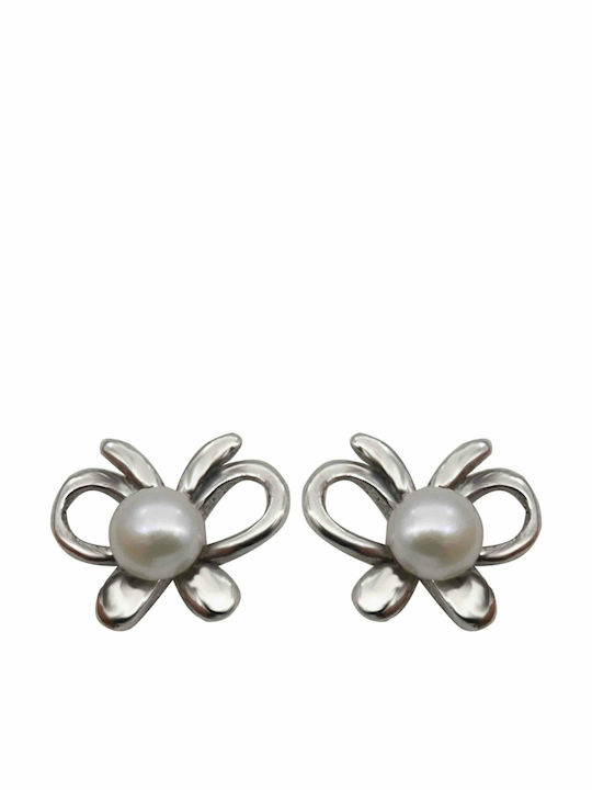 SilverStyle Earrings made of Silver with Pearls