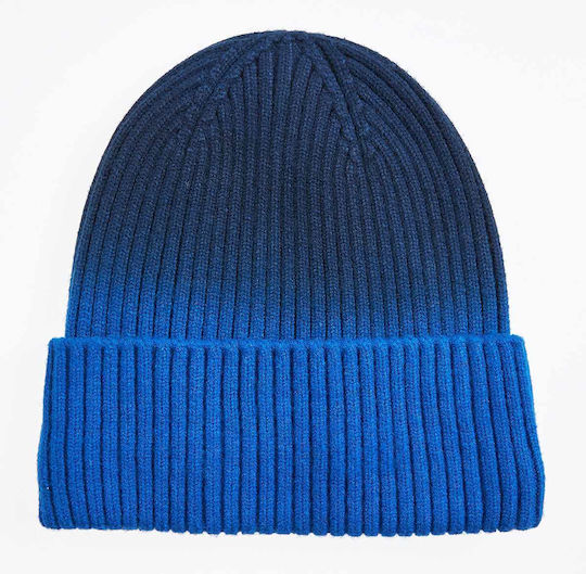 Beanie Γυναικείος Fleece Σκούφος Πλεκτός σε Μπλε χρώμα