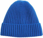 Verde Beanie Fleece Beanie Knitted in Blue color