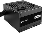 Corsair CX Series CX750 750W Black Computer Power Supply Full Wired 80 Plus Bronze