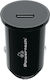 Powertech Car Charger 20W Fast Charging with Ports: 1xUSB 1xType-C Black Color