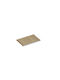 Alphab2b Banc Rectangular Din Placă Din Lemn Agregat Culoare Auriu 40x60x2.8cm GR-WT01GOLD