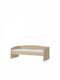 Kinderbett - Schlafsofa Einzel Beige für Matratze 80x190cm