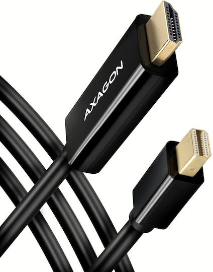 Axagon Cable DisplayPort male - mini DisplayPort male 18m Black (AKAXNHVHI14C201)