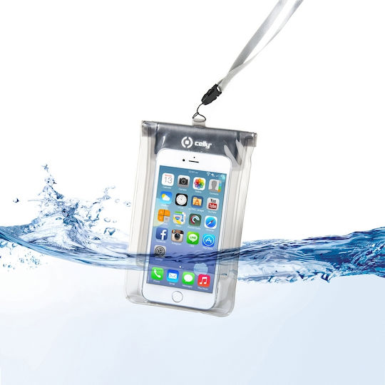 Celly Splash Bag Waterproof Case up to 5.7" White