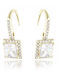 ecarla Earrings Gold Plated with Stones