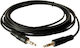 Audio Cable 3.5mm Male - 3.5mm Male Black 1.8m with Gold Plated Terminals