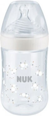 Nuk Plastic Bottle Anti-Colic with Silicone Nipple for 0-6 months 260ml 1pcs 10.741.011