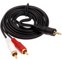 3,5mm Stecker-2x RCA-Stecker 1,5m 500200110 3,5mm Stecker-2x RCA-Stecker 1,5m 500200110