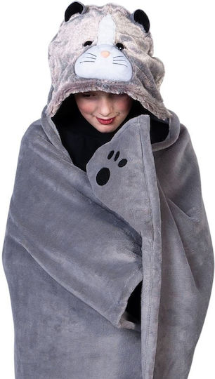 Noxxiez Blanket Gray 130x110cm
