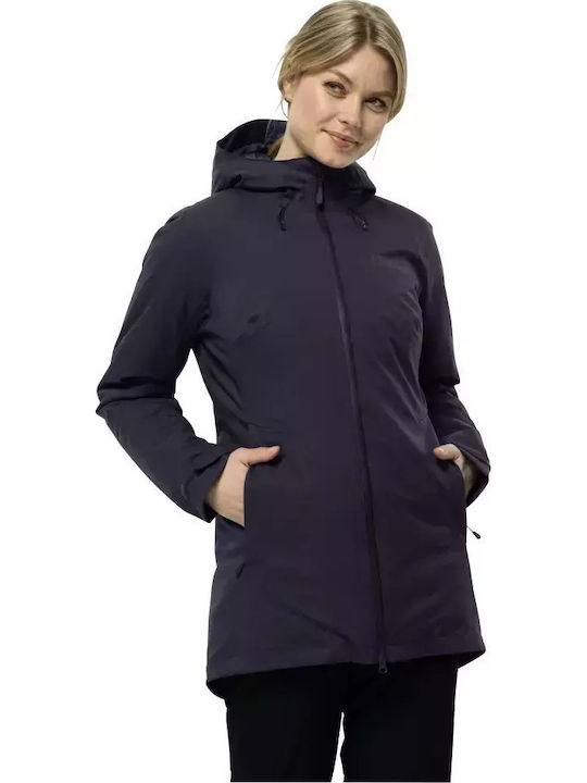 Jack Wolfskin Μπουφάν Puffer Γκρι