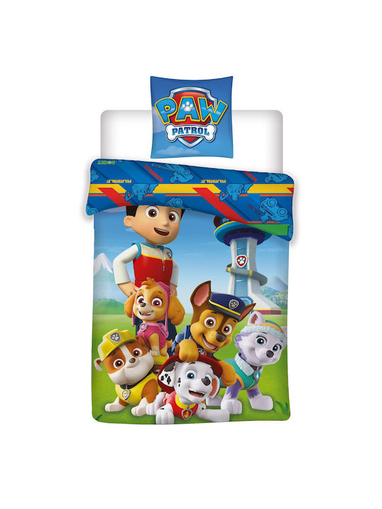 Disney Kinderbettbezug Einzel Baumwolle Blau 135x200cm