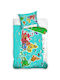 Carbotex Set Kids Duvet Cover Single with Pillowcase Cotton Veraman 160x200cm