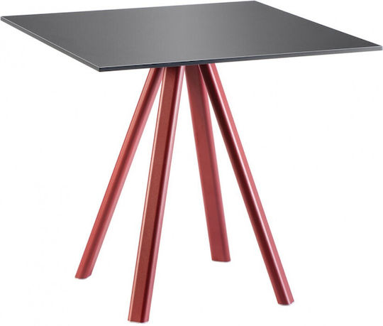 Norman Τετράγωνο Κουζίνας Κόκκινο 68x68x74εκ. Norman Τετράγωνο Κουζίνας Κόκκινο 68x68x74εκ.