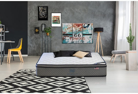 Eco Sleep Atlanta Double Anatomic Saltea 140x200x28cm cu Suprapozabil