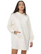 Puma Mini Kleid mit Kapuze Off White