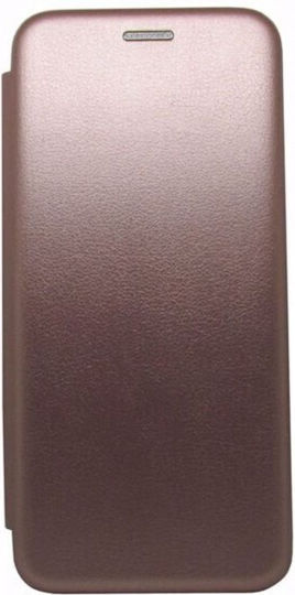 Technovo Book Δερματίνης Ροζ Χρυσό (Galaxy A42)