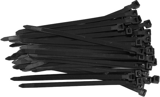 Yato Plastik Kabelbinder in Schwarz Farbe (50Stück) Yato