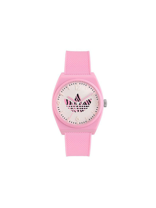 Adidas pink 2025 watch