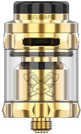Hellvape Dead Rabbit Solo Ατμοποιητής Ηλεκτρονικού Τσιγάρου RTA 4ml 24mm AT-2394-GOLD