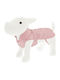 Ferribiella Pocket Hundemantel Wasserdicht Rosa mit Rückenlänge 30 cm.