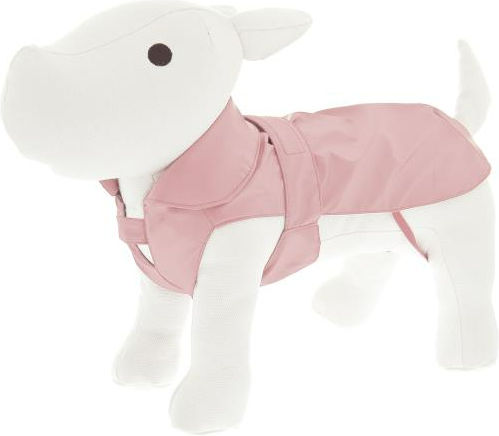 Ferribiella Pocket Hundemantel Wasserdicht Rosa mit Rückenlänge 30 cm.