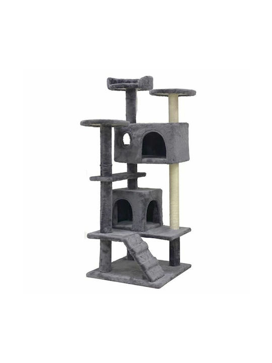 Γάτες Cat Scratching Post Gray 50x50x125cm.