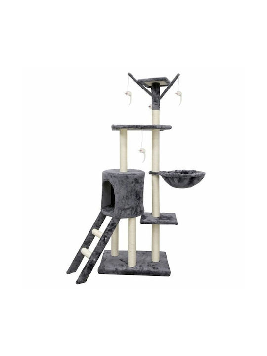 Γάτες Cat Scratching Post Gray 79x34x138cm.