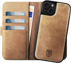 Rosso Elite Wallet Leather Beige (iPhone 15 Plus)