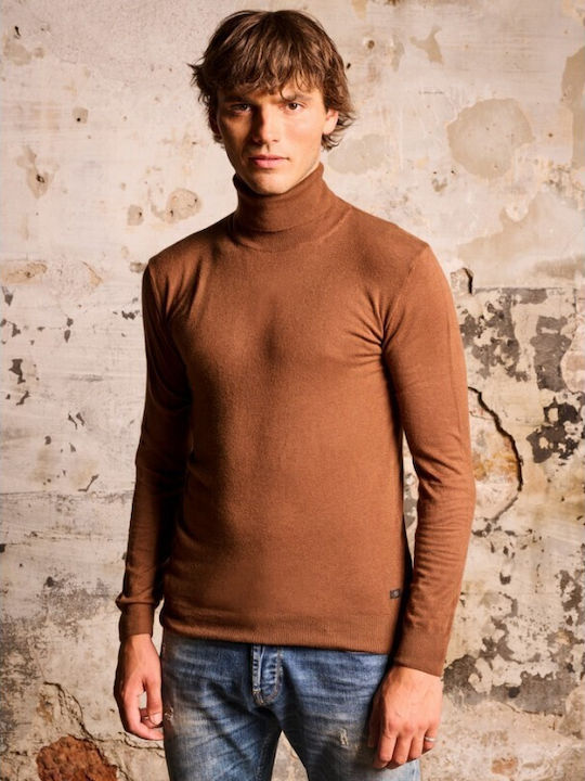 Staff Men's Long Sleeve Sweater Camel