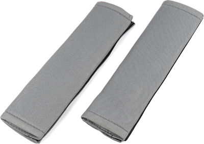 AMiO Set of 2pcs Car Seat Belt Pads Gray