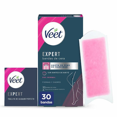 Veet Expert Hair Removal Wax Strips 30pcs