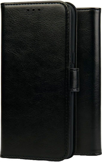 Rosso Element Pu Wallet Synthetic Leather Black (Oppo Reno10 Pro)