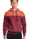 Sweatshirt with Hood Burgundy