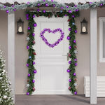 vidaXL Christmas Garland Purple 1pc