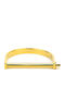 Goldsmith Bracelet Handcuffs from Stainless Steel Gold Plated 5.8cm