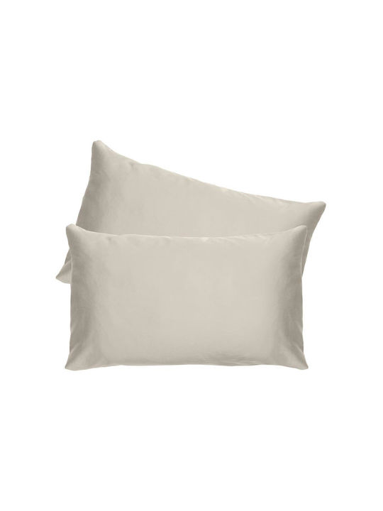Amo La Casa Pillowcase Set Ecru 50x70cm.
