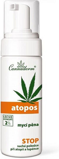 Cannaderm Atopos Schaumstoff Reinigung Gesicht 180ml