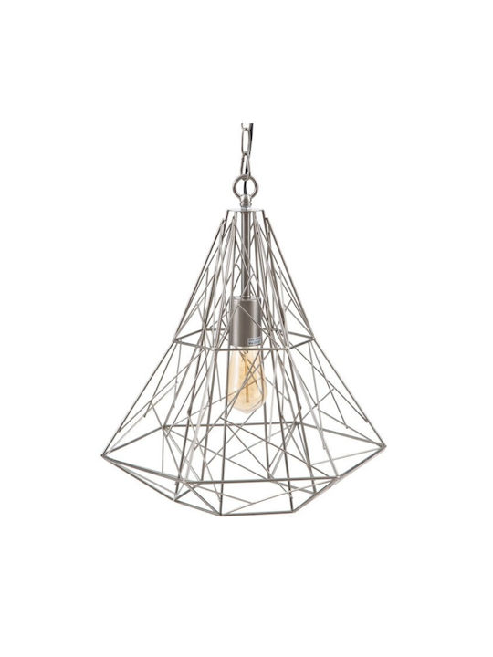 BigBuy Pendant Light Single-Light Silver