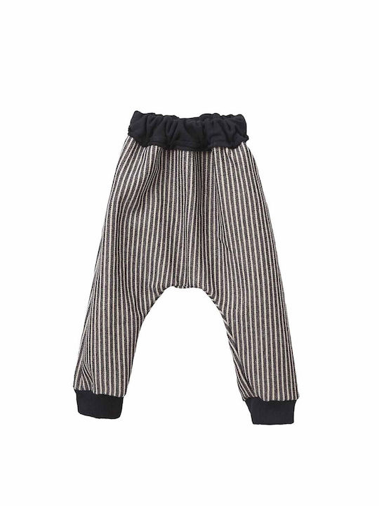 Pantaloni din Material Textil pentru Copii Negru