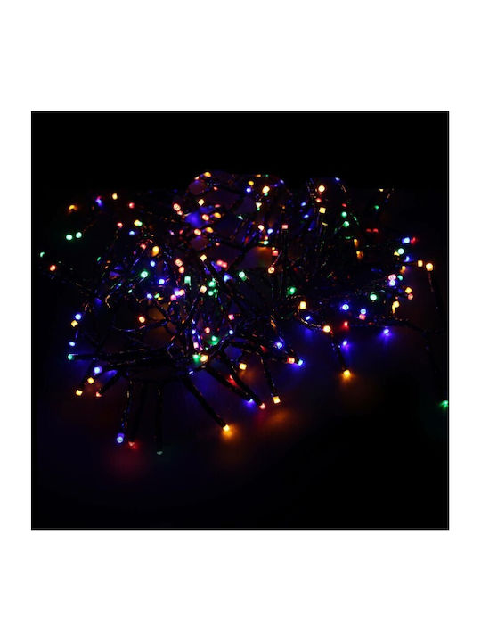 Weihnachtslichter LED Mehrfarbig Elektrisch vom Typ Zeichenfolge BigBuy