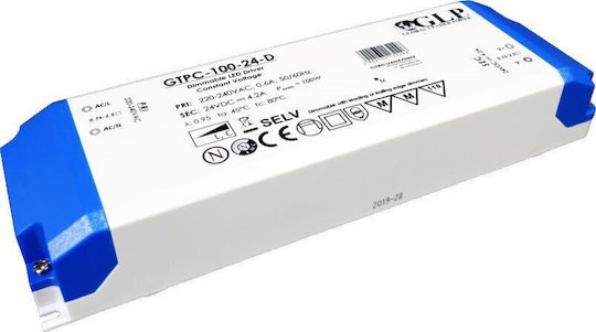MPL Dimmable Τροφοδοτικό LED Ισχύος 100W με Τάση Εξόδου 24V