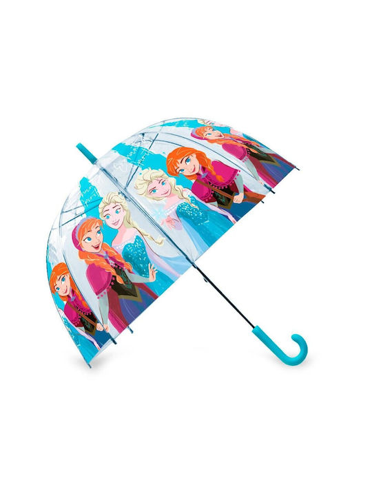 Frozen District Umbrelă pentru copii Curved Handle Multicolour cu diametrul de 46cm.