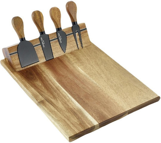 Cryspo Trio Elektrische Gitarren Schneidebretter Hölzernes 33x24cm