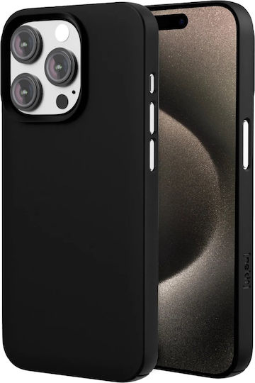 Nekit Задна корица Пластмаса 1мм Черен (iPhone 15 Pro)