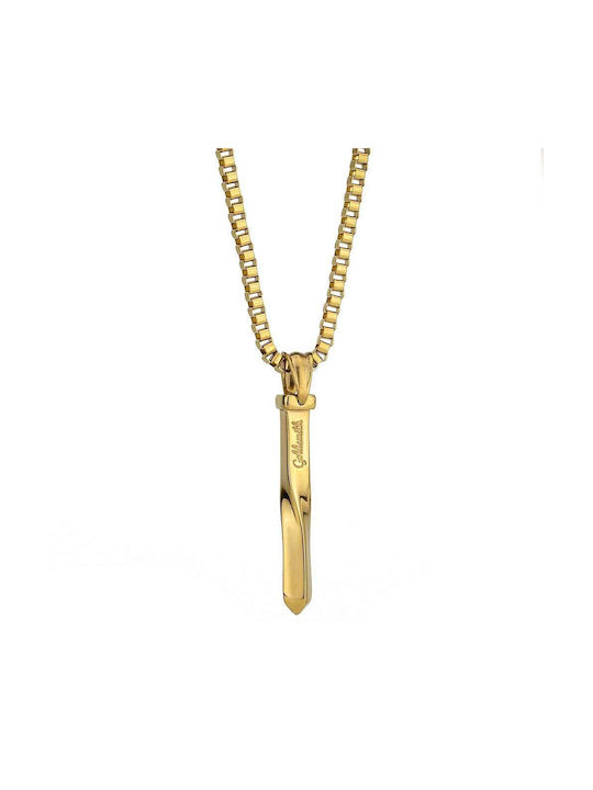 Goldsmith Necklace from Gold Plated Steel