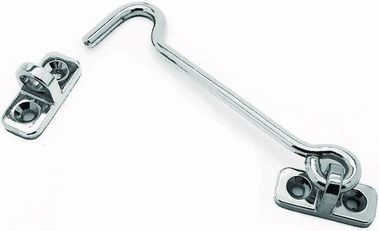 Metalor 040 Γάντζος Πόρτας 120mm Ασημί
