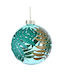 Christmas Glass Ball Ornament Gold